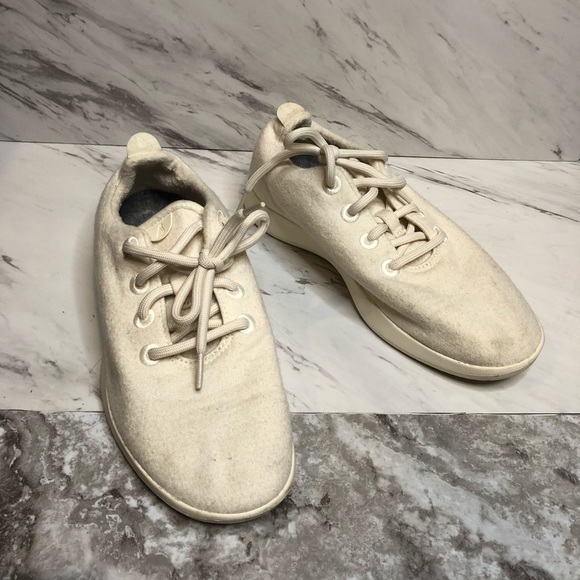 Allbirds Womens Wool Runners Size 9 Natural White - Picture 2 of 7